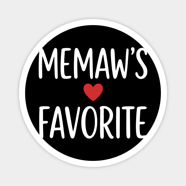 Memaw's Favorite Magnet by ArtistTee ⭐⭐⭐⭐⭐